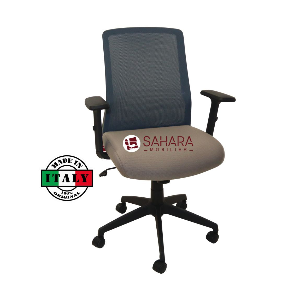 Conception ergonomique en maille respirante pour un confort optimal et une meilleure circulation de l'air.
Support lombaire intégré pour soutenir la région inférieure du dos.